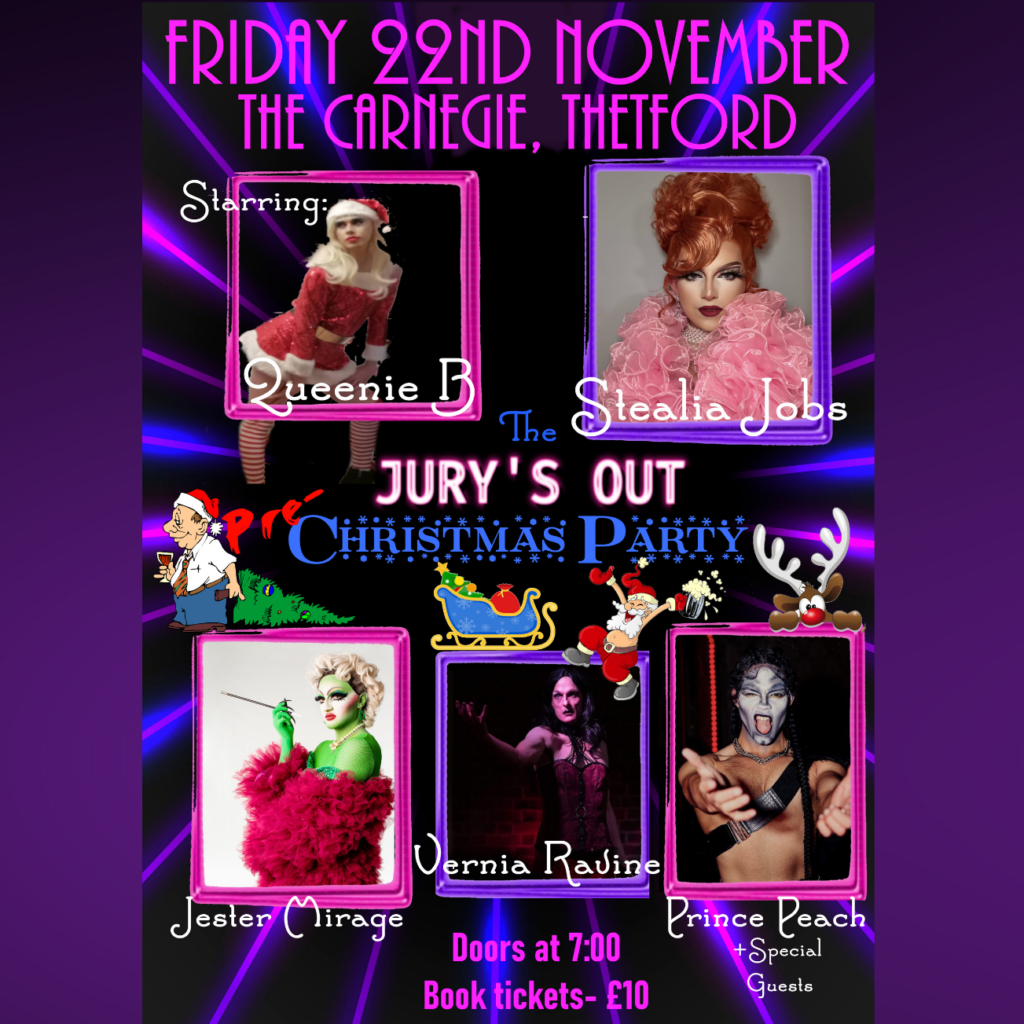 Jurys Out Drag Night Advert